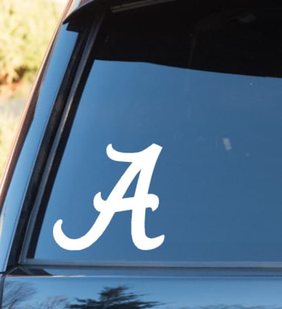 Alabama Football Vinyl Decal/Alabama A car by 256VinylDesigns