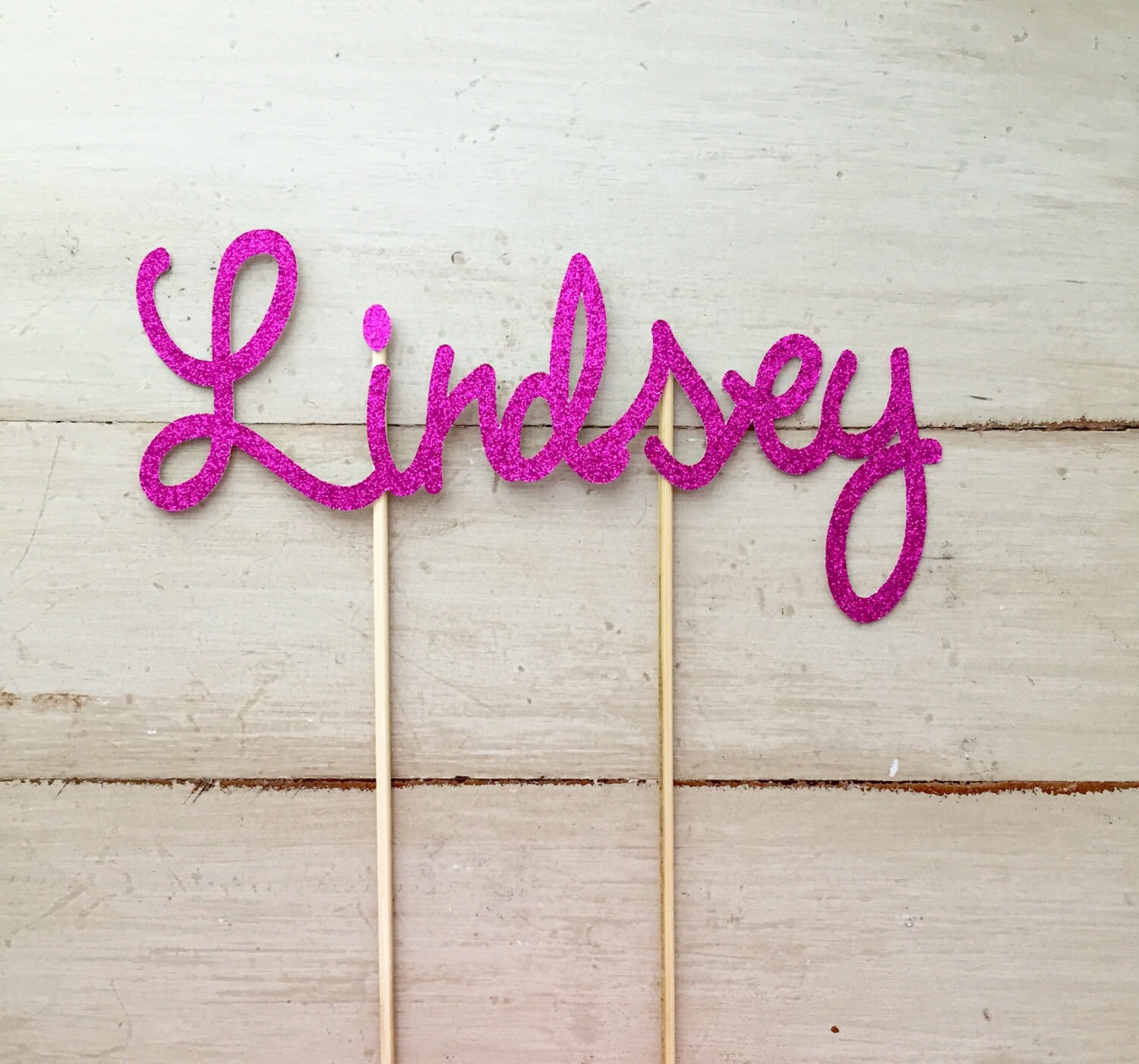 Custom Name Cake Topper Personalized Cake Topper or