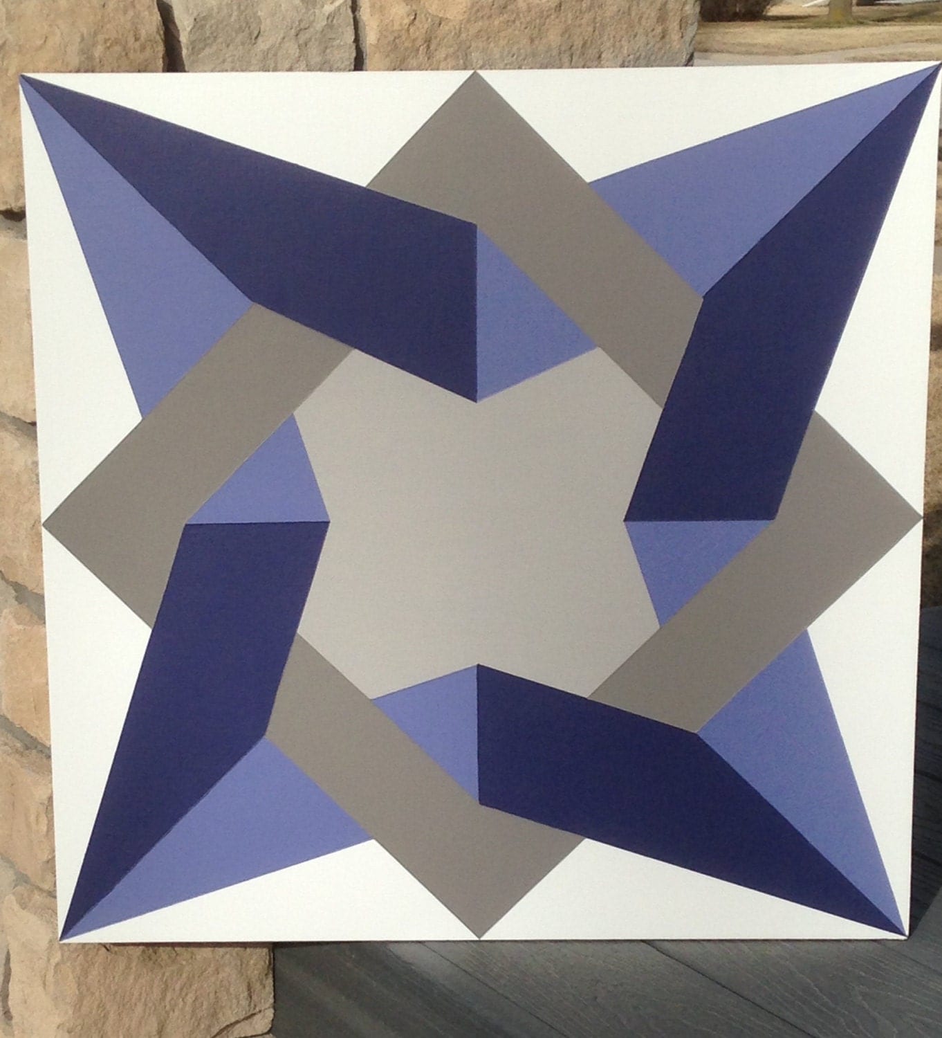 Twisted Star Barn Quilt