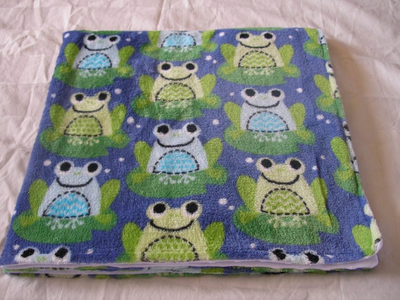 frog plush blanket