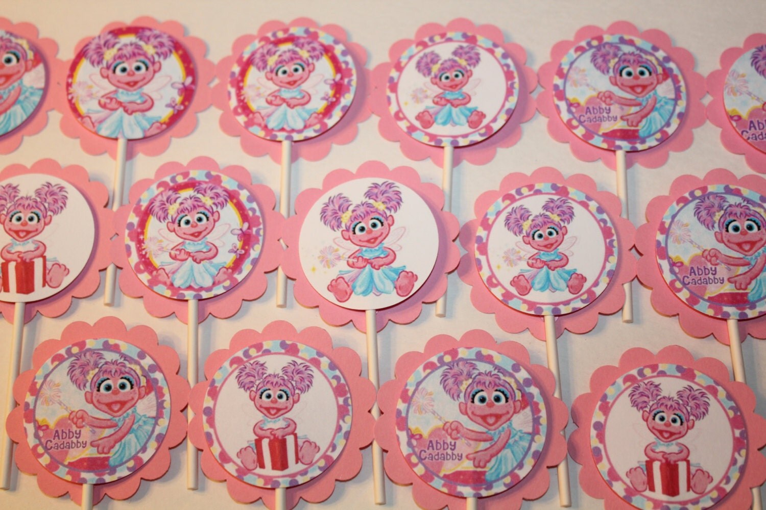 Abby Cadabby Inspired Cupcake Toppers