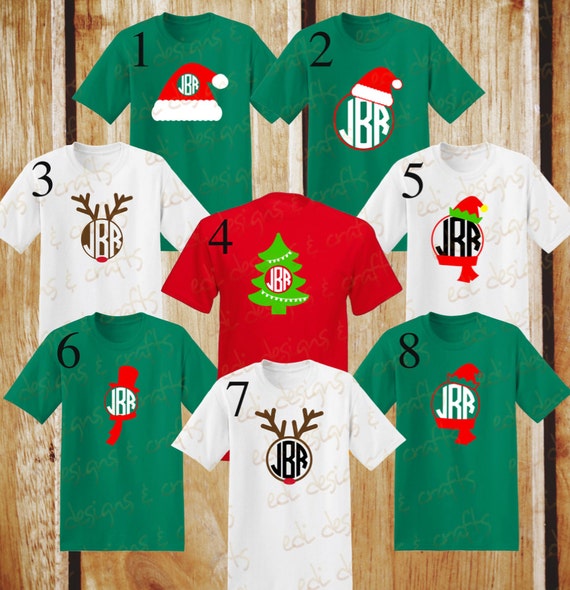 winter monogram shirts