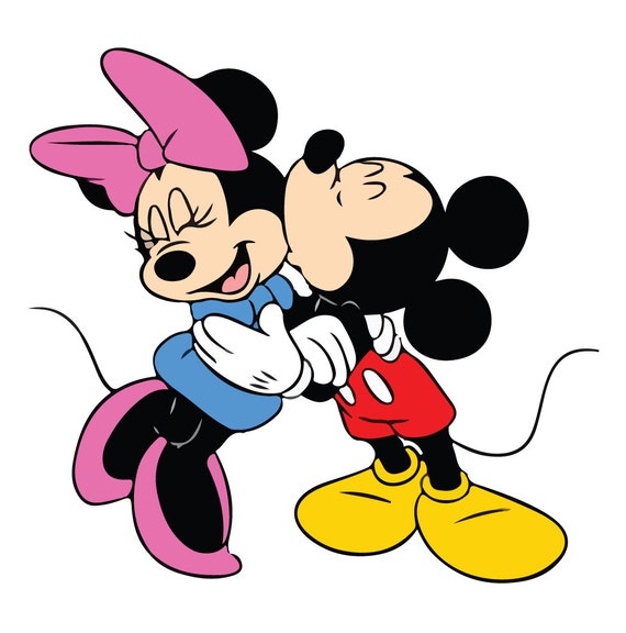 Download Mickey and Minnie kissing svg Mickey and Minnie kissing