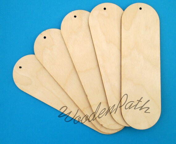 Decoupage Set of 5 plain bookmarks