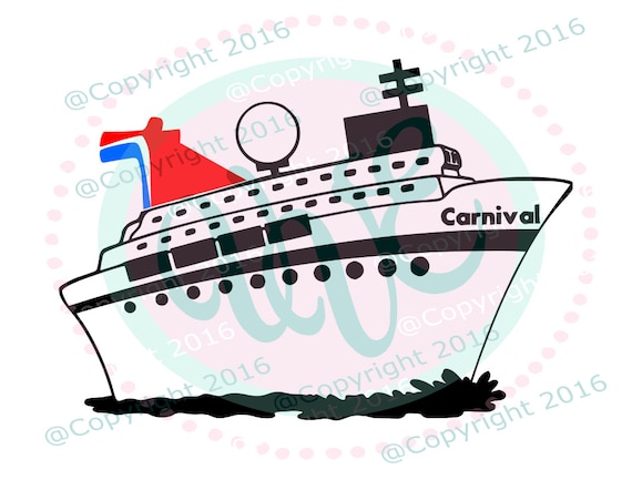 Carnival Cruise Ship by VinylVelcroExpress on Etsy