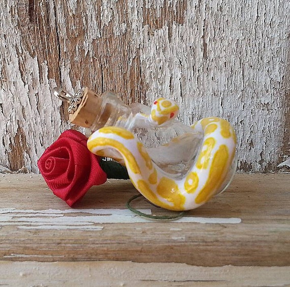 Albino Ball Python Charm Royal Python by SnakeCharmedBoutique
