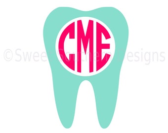 Download Tooth Svg File, Tooth Monogram SVG, Teeth SVG, Dentist ...