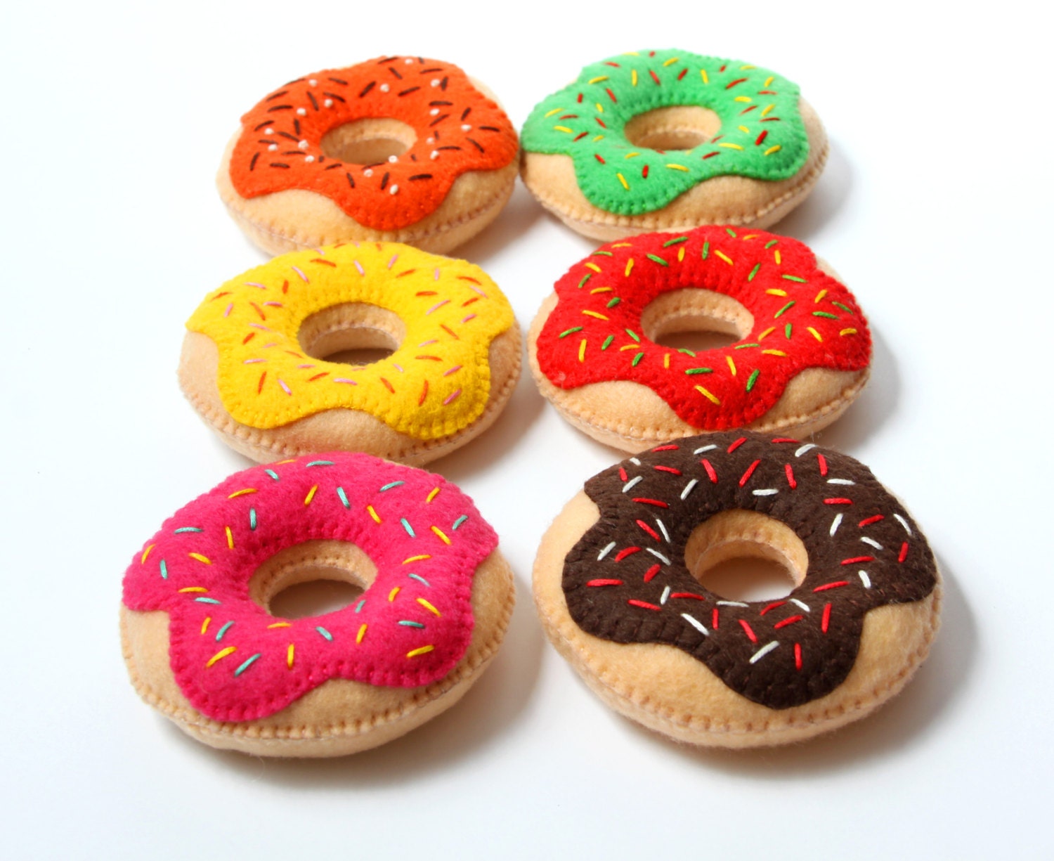 Donut Toy Felt Donut Set of Toys Donuts