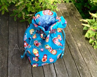 Small project bag with strap