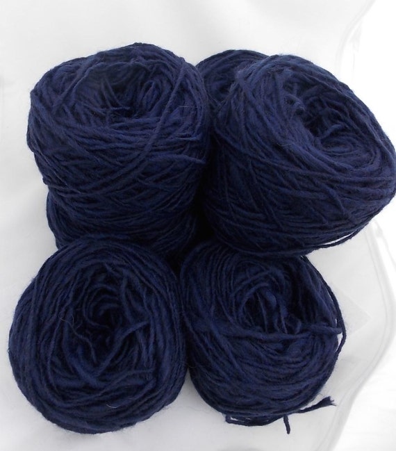 Blue yarn navy yarn knitting yarn crochet yarn cheap yarn