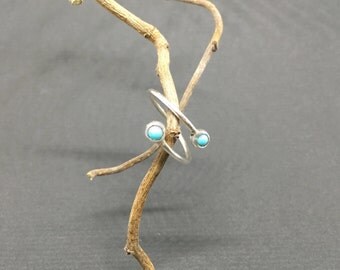 Turquoise adjustable ring