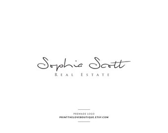 Premade Logo, Boutique Logo, Photography Watermark Logo, Template, Premade Photography Logo, Signature Logo, Text Logo, Watermark (PLG008)