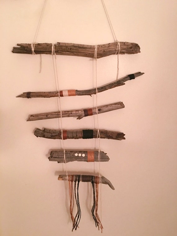 Natural Driftwood Wall Hanging by 3dotShop on Etsy