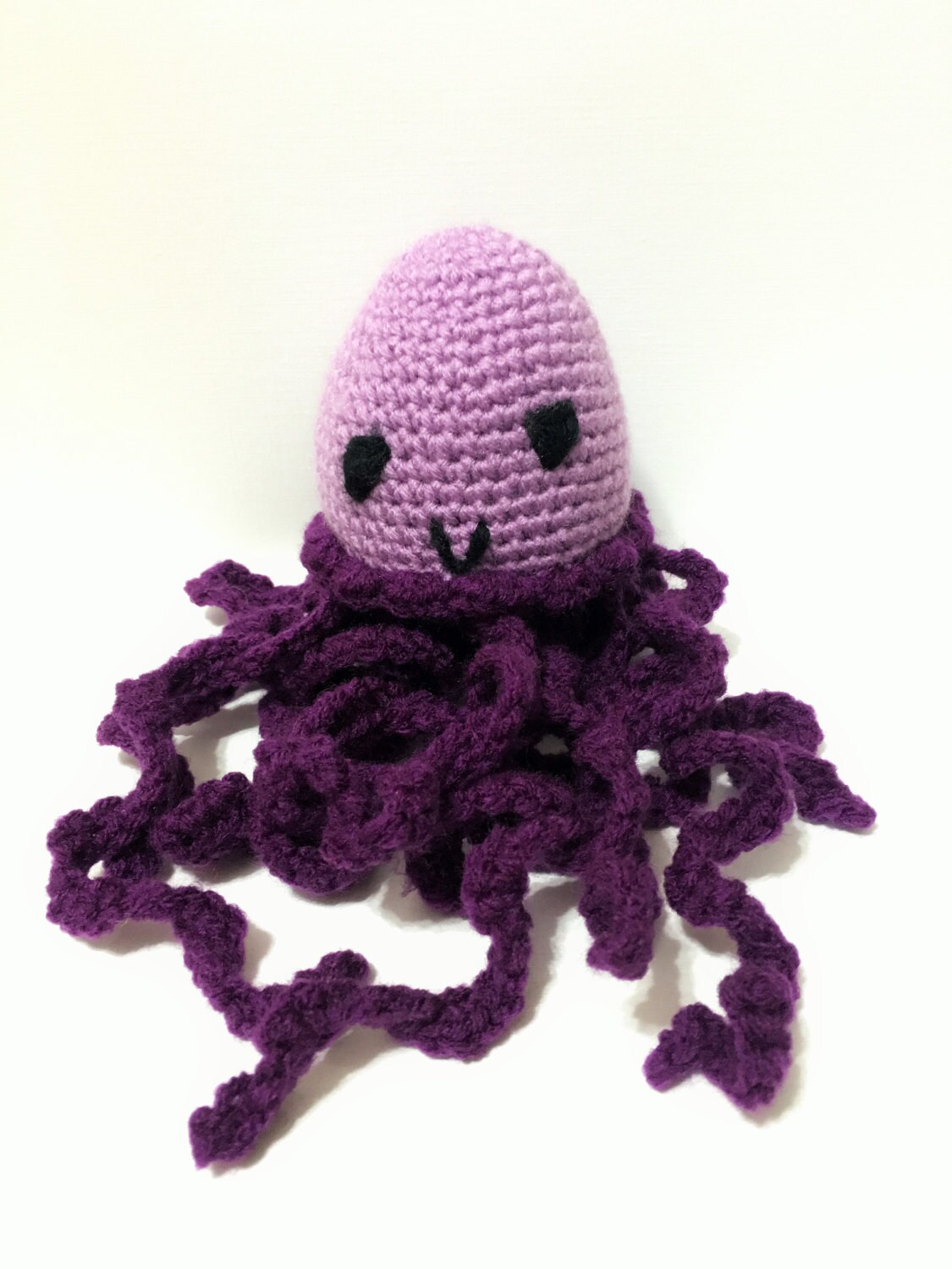 Crochet Stuffed Jellyfish by WintersWondersBKW on Etsy