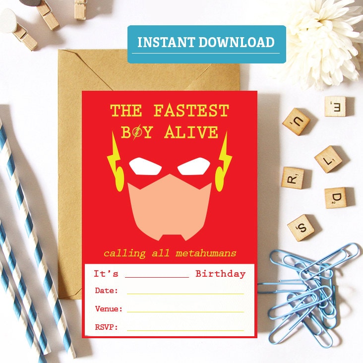 flash-invitation-superhero-printable-birthday-party-invites-the