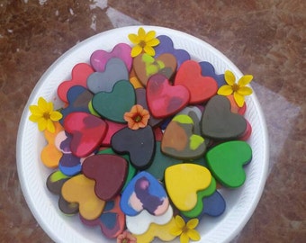 Heart Shaped Crayons 15 count