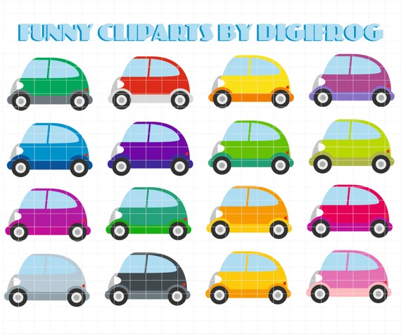 70%OFF Small cars 3 digital image little car clipart digital