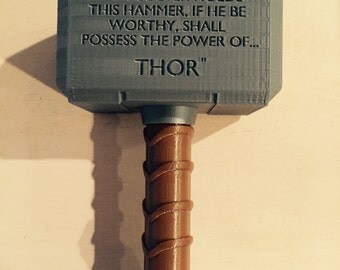 Baby's First Mjolnir (Rattle, optional) / mini Thors Hammer