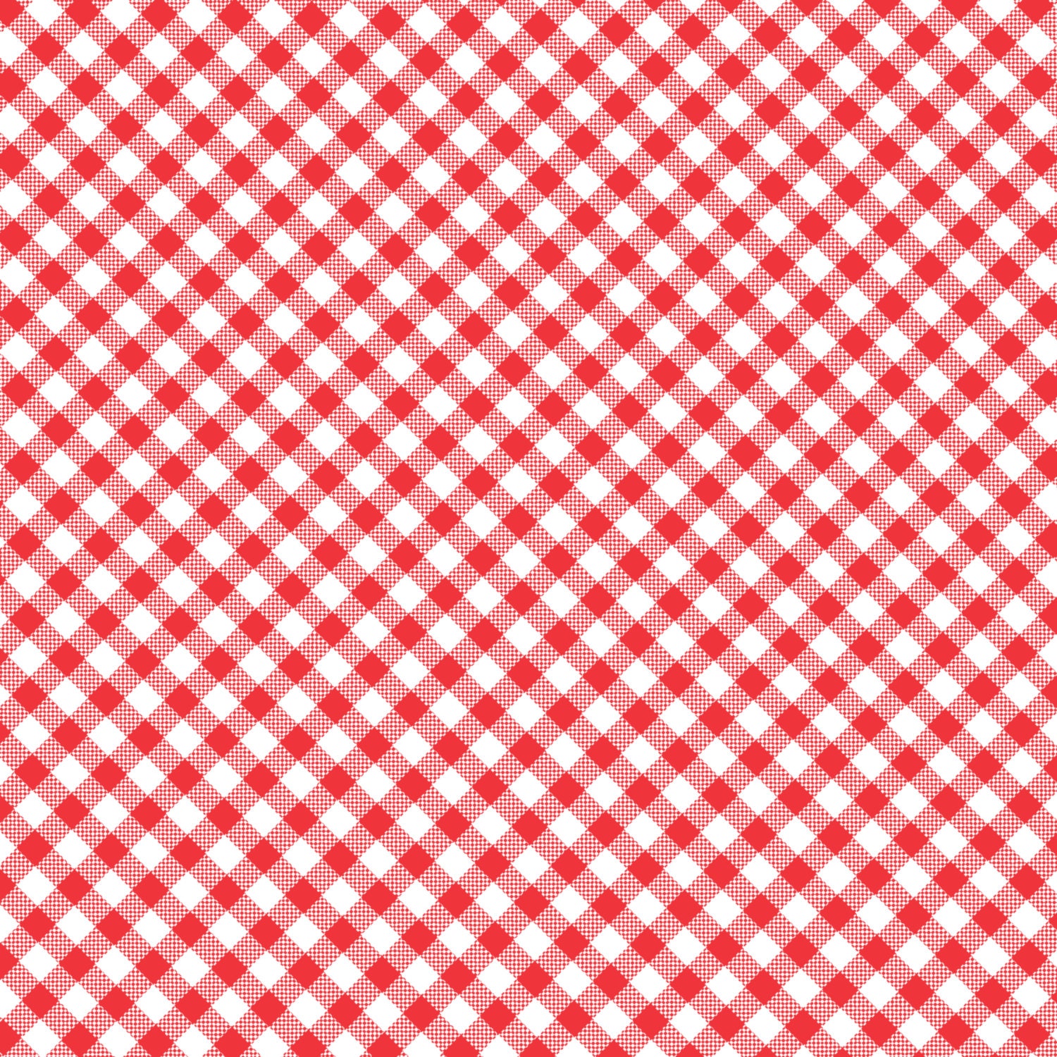 Red Gingham Check Quilt Camp Collection