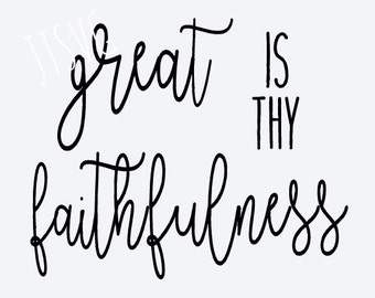 Items similar to Great is Thy Faithfulness - 6