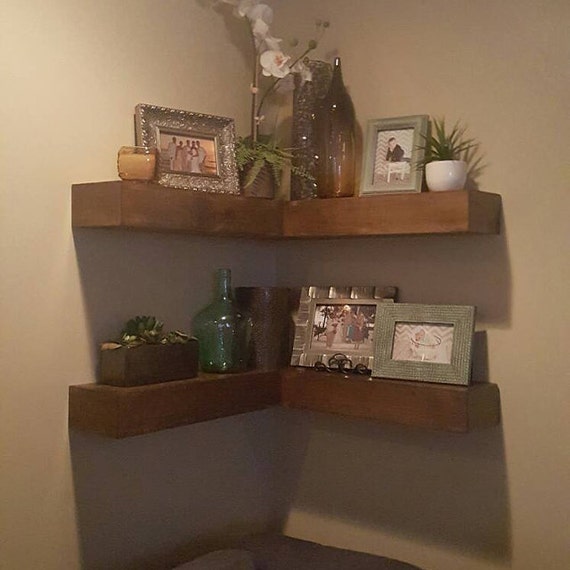 Rustic Corner Shelf