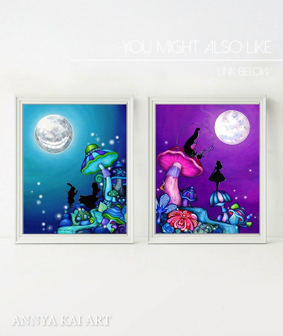 Alice im Wunderland Decor Alice in Wonderland Wandkunst