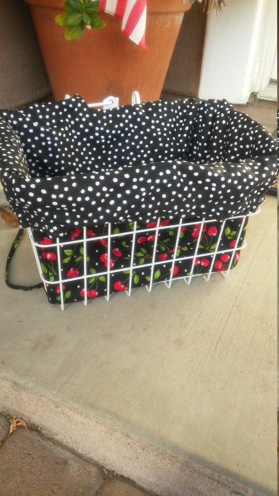Bike Basket Liner /Tote Bag SALE/FREE SHIPPING
