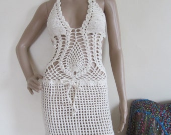 Crochet monokini Crochet dress Crochet cover up festival