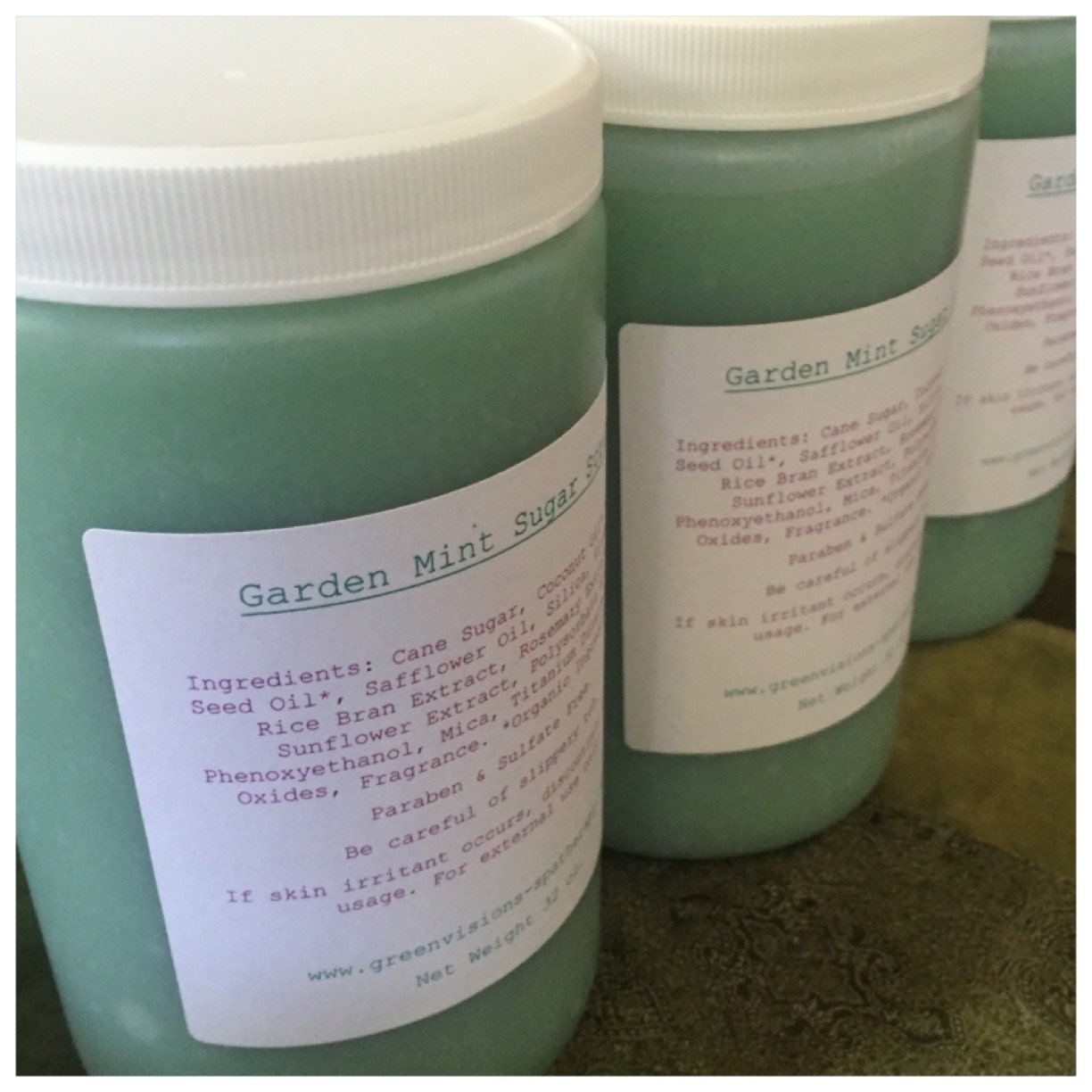 Wholesale Custom Made Sugar Body Scrub Base Gallon by greenvisions