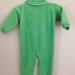 Vintage Green Lion Soft Baby Footed Sleeper 0-3 months