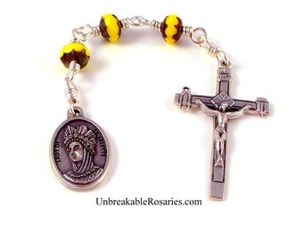 Our Lady of La Salette Three Hail Mary Rosary Chaplet by Unbreakable Rosaries