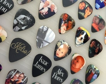 Custom Guitar Pick, Photo Guitar Pick, Personalized Guitar Pick, Guitar Picks, Guitarist Gift Idea