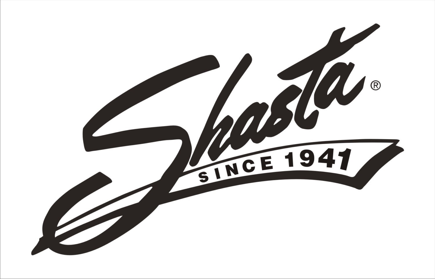 Shasta Camper Logo vinyl decal Multiple colors available