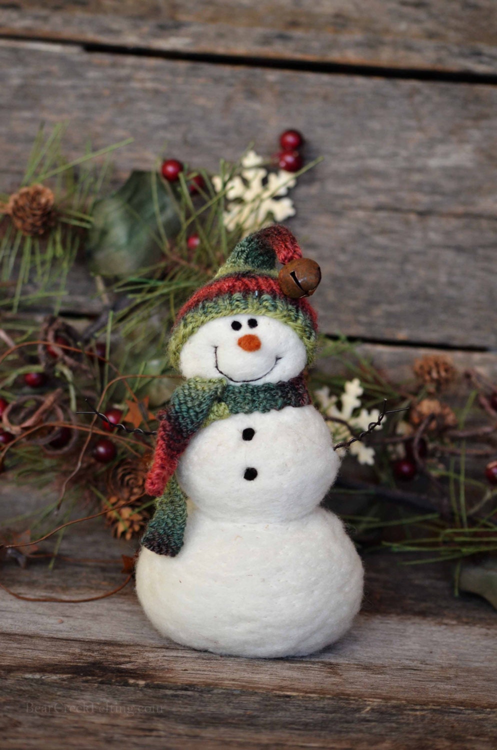 Snowmen Needle Felted Snowman 677