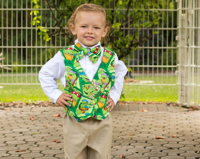 Made to Match Boys Vest - Bow Tie - Little Boy Outfit - Toddler Vest - Baby Vest - Photo Prop - Family Photo - Boys Outfit - boy girl outfit