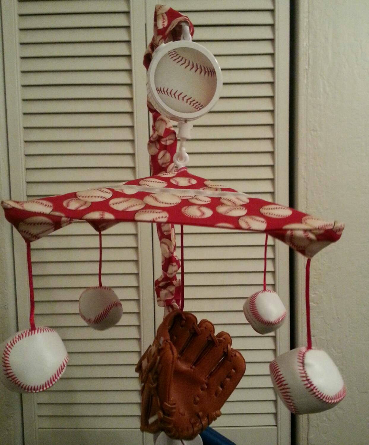 PLAY BALL Custom baseball Crib Mobile
