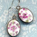 RESERVED Blossom Cherry Ceramic Earrings On Sterling Silver| Cherry Brunch 925 Earrings I Porcelain Earrings, Porcelain Jewelry by AnnaArt
