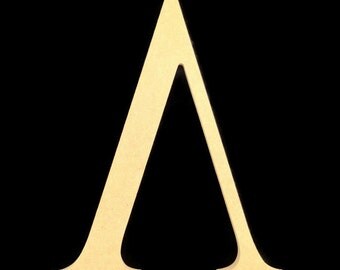 12" Unpainted Wooden Greek Letters, Beta,Delta,Kappa,Theta,Omega,Zeta 12GK50 -4 100B