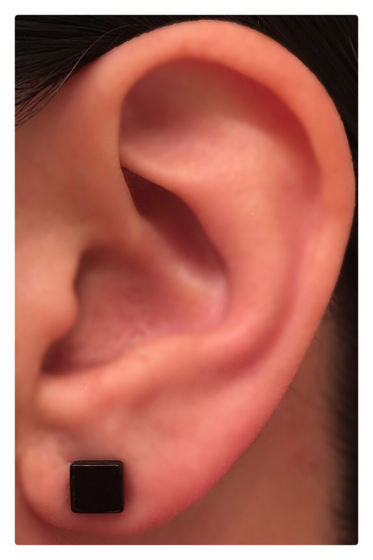 Men's stud earrings men's earrings studs black steel by 360Jewels