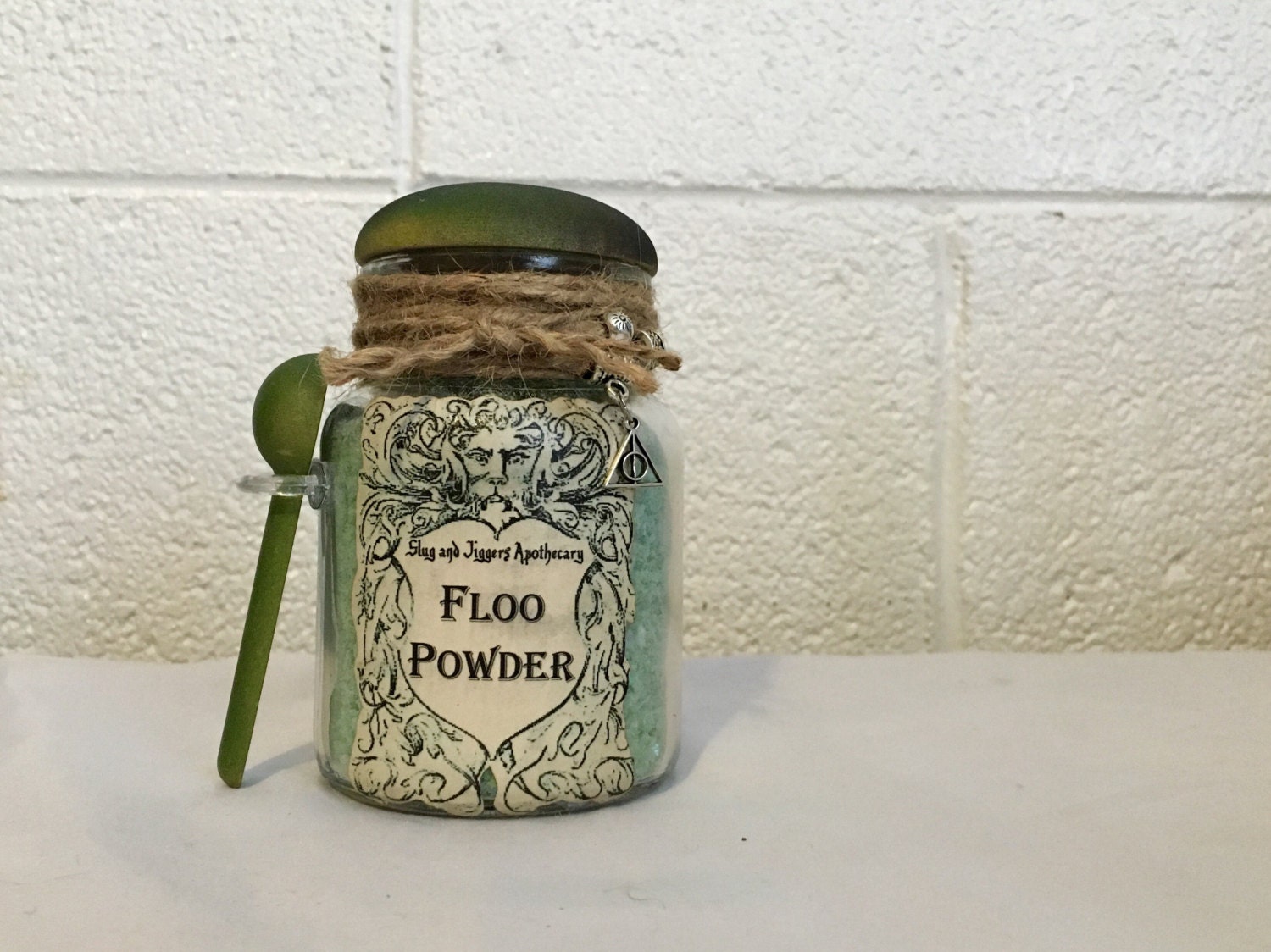 FLOO POWDER Decorative Glass Jar of Magical by GrimSweetness
