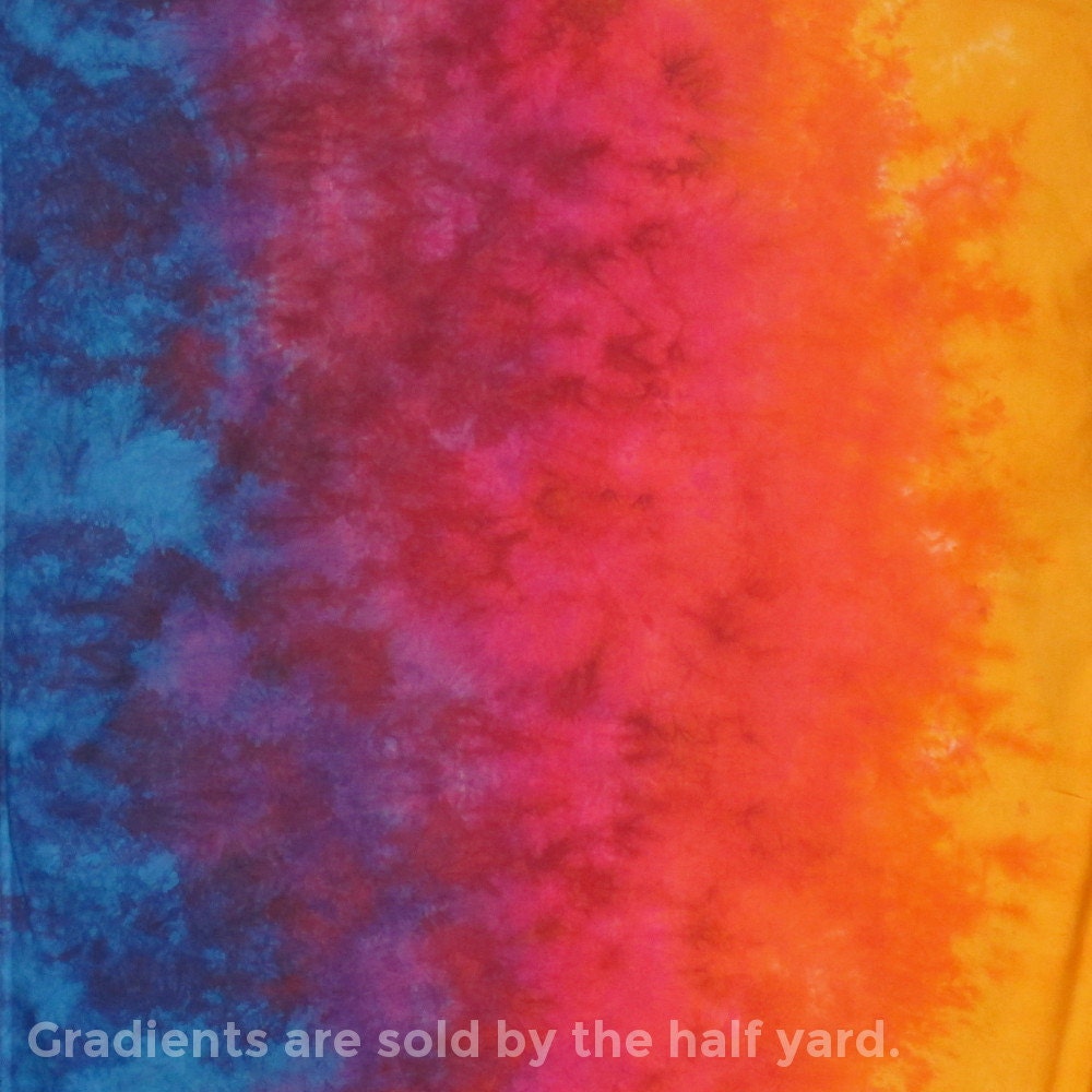 Hand Dyed Fabric Gradient Sundance