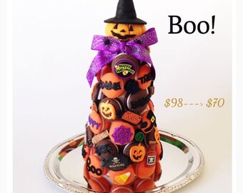 Etsy felt food play food pretend food Halloween Macaroon Tower