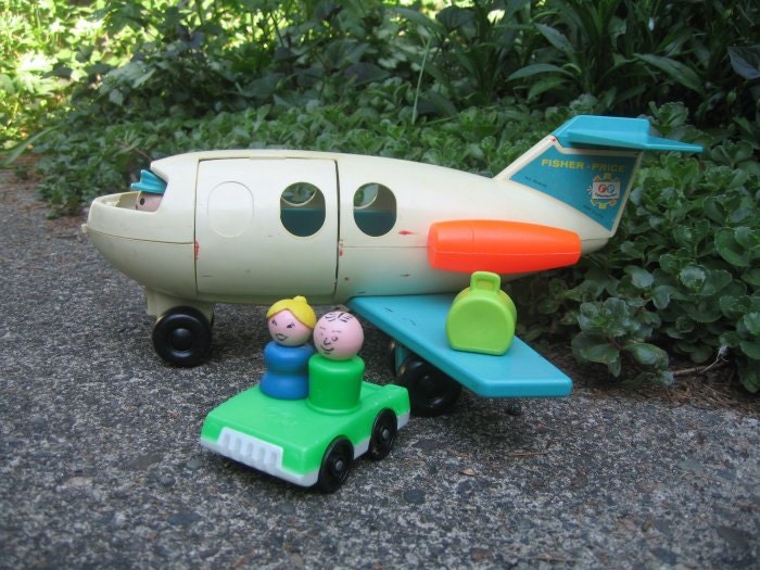 fisher price airplane vintage