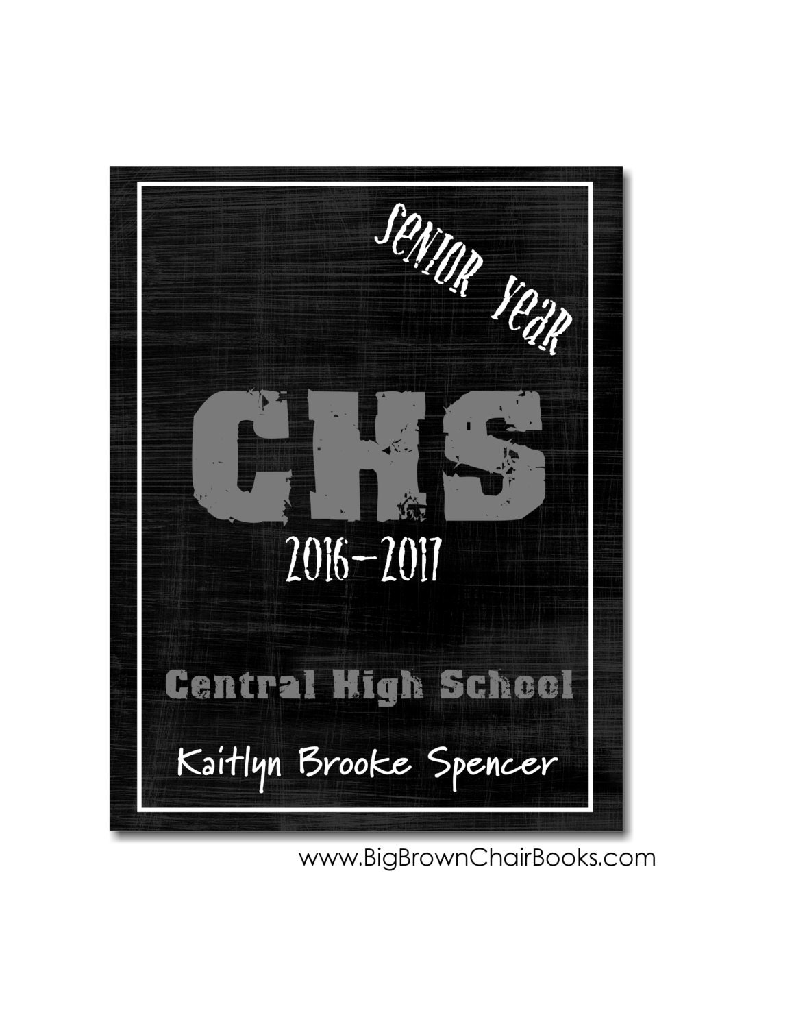 Hardcover Memory Book High School Senior Year Class of 2017