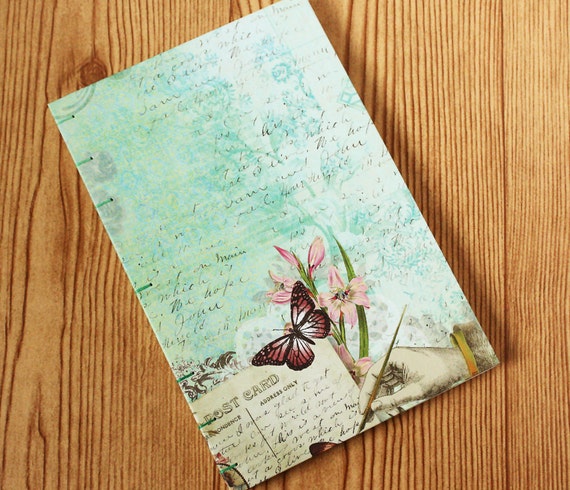 Blank Art Journal 6x9 Inch Journal Sketch by LonettaAvelarDesigns