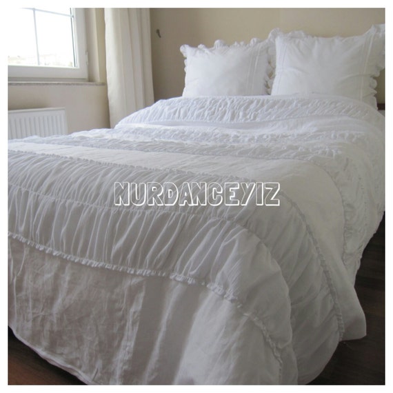white ruched bedding shabby cottage chic duvet cover full white ruched bedding shabby cottage chic duvet cover full