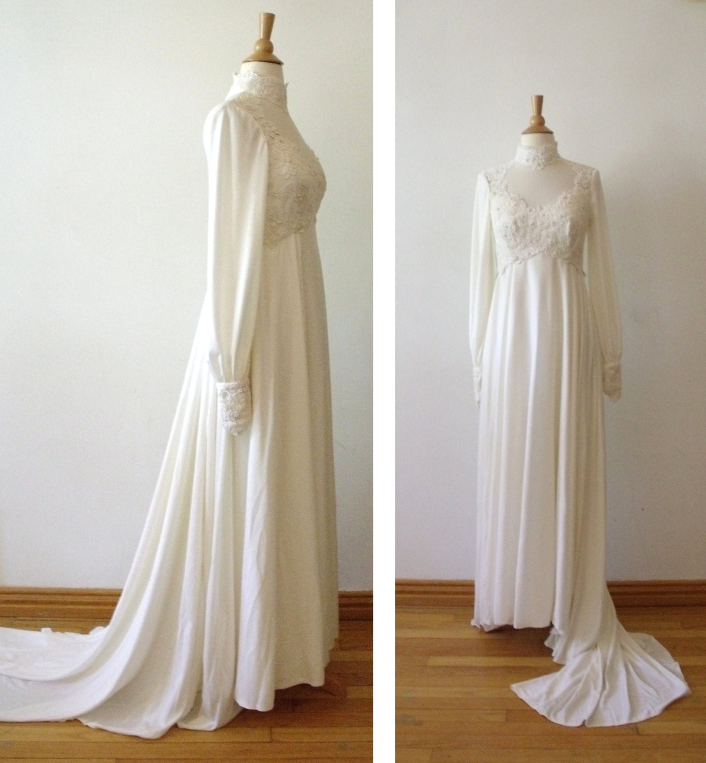 60s-house-of-bianchi-ivory-lace-wedding-dress-boho-hippie