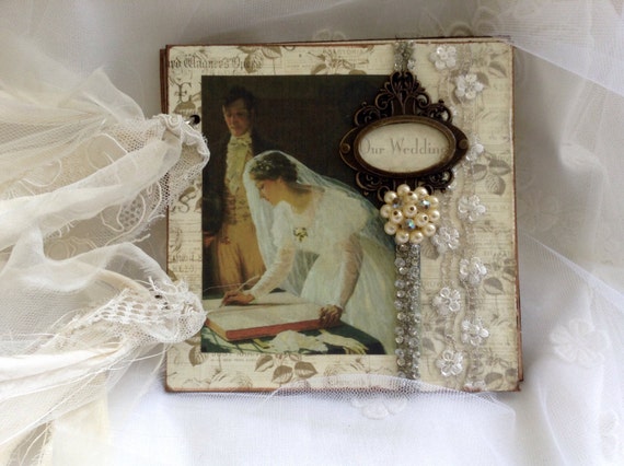 NEW Vintage Wedding Album Our Wedding by VintageAlbums on Etsy