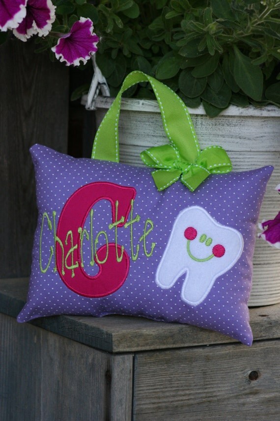 dog tooth fairy pillow