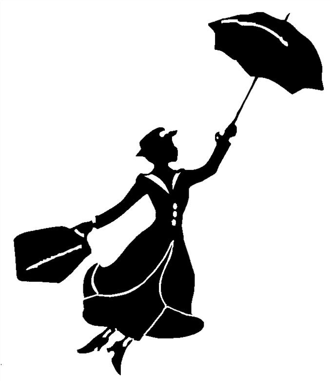 Download Mary Poppins Nanny Vinyl Decal Sticker Car Window